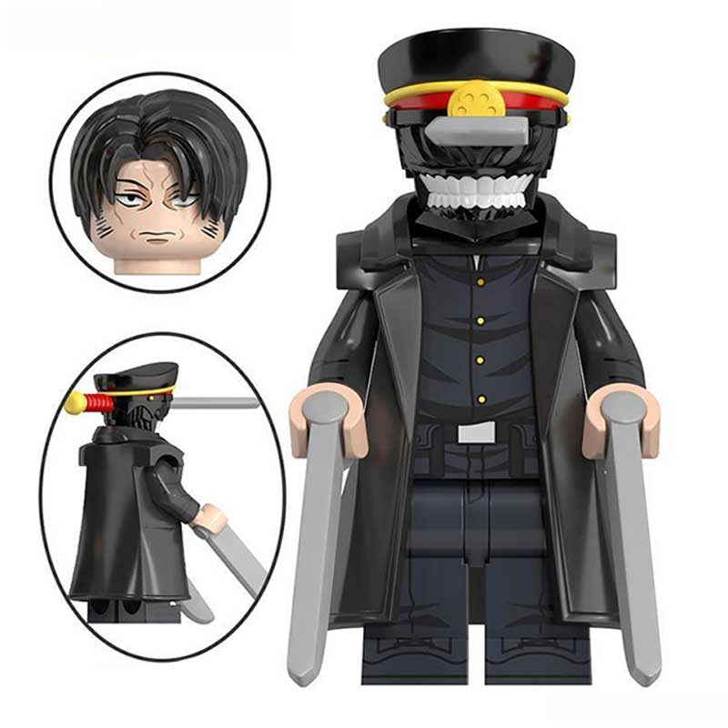 Katana Man from Chainsaw Man Lego compatible anime minifigure collectible toy-minifigure toys