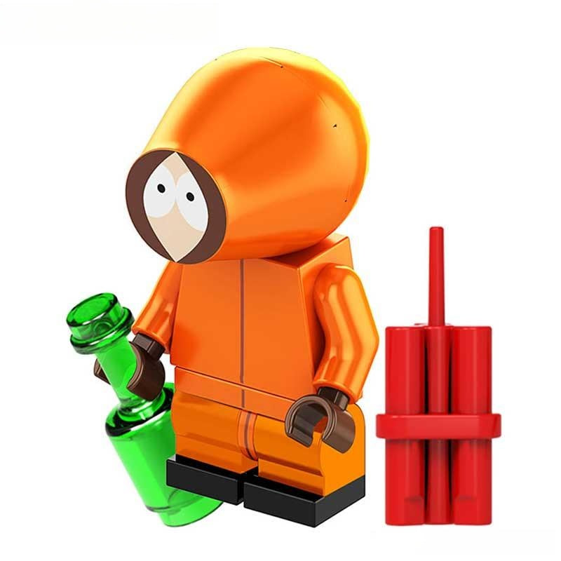 Kenny McCormick South Park minifigure custom cartoon collectible display figure minifigure toys