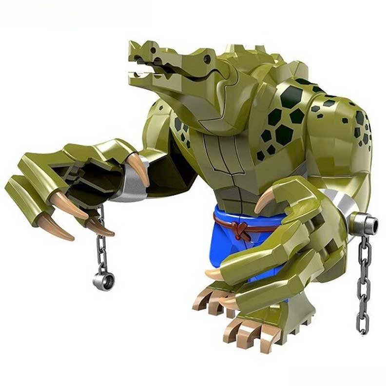 Killer Croc (Big Figure) from Batman Lego Minifigures Custom Toys - DelsBricks MinifiguresMinifiguresDelsBricks MinifiguresDelsbricks