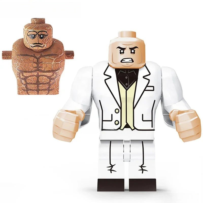 Kingpin Wilson Fisk Daredevil Lego marvel Minifigures Custom Toys - DelsBricks MinifiguresSpiderman Lego MinifiguresDelsBricks MinifiguresDelsbricks.com
