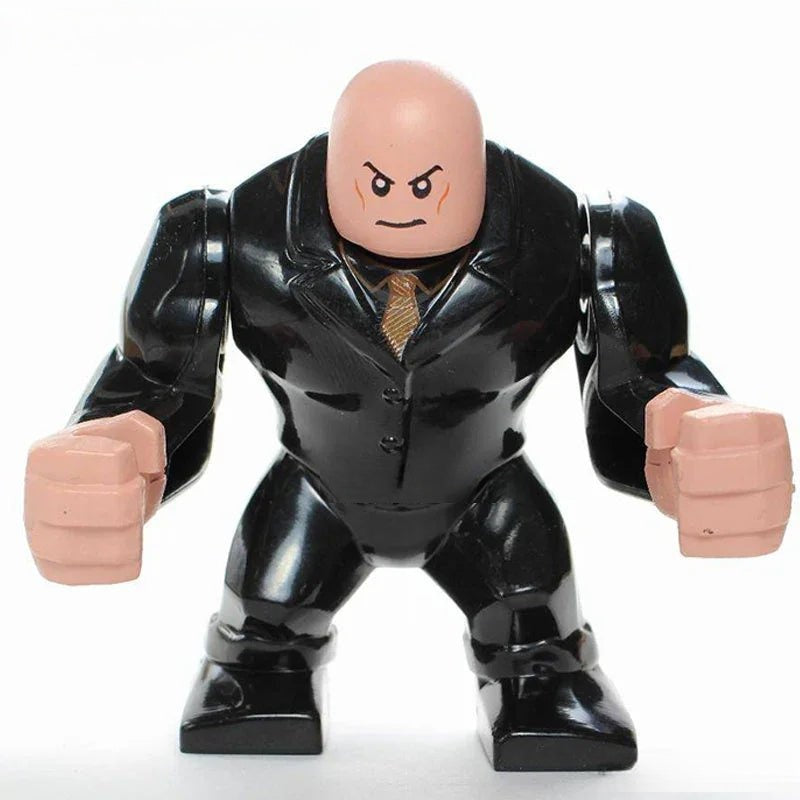 Kingpin Wilson Fisk from Spider - Man Daredevil Lego Marvel Minifigures Custom Toys - DelsBricks MinifiguresSpiderman Lego MinifiguresDelsBricks MinifiguresDelsbricks.com
