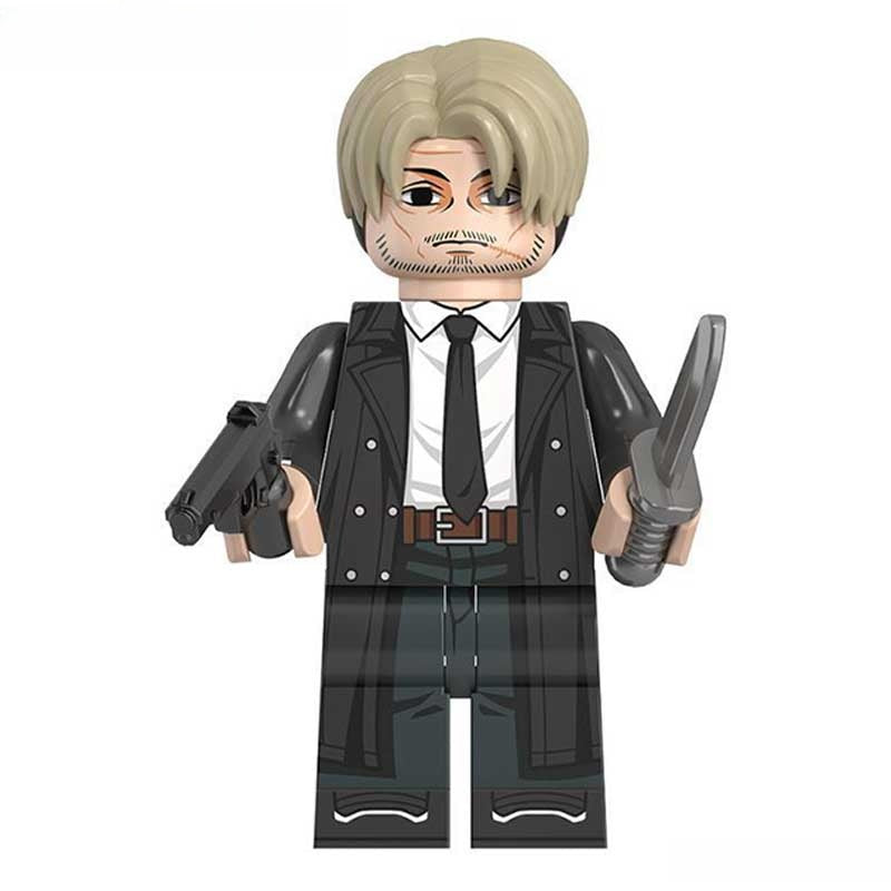 Kishibe from Power Chainsaw Man LEGO-compatible minifigure front view anime collectible toy-minifigure toys