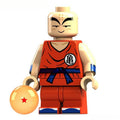 Krillin Dragon Ball Z Super Lego Minifigures Custom Anime Toys - DelsBricks MinifiguresMinifiguresDelsBricks MinifiguresDelsbricks