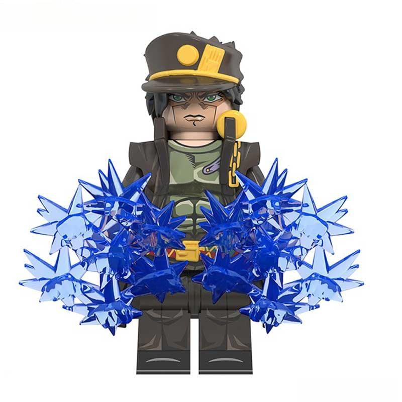 Kujo Jotaro Jojo's Bizarre Adventure Anime Lego Minifigures custom toys NEW - DelsBricks MinifiguresMinifiguresDelsBricks MinifiguresDelsbricks