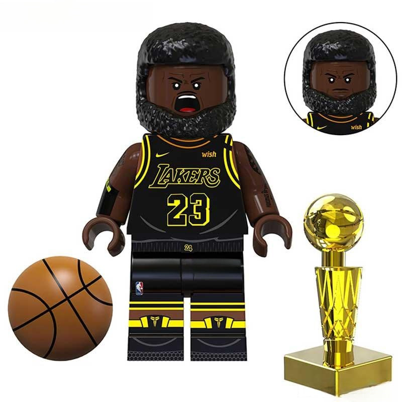 Lebron James Lego Minifigures Custom Toys Sports Icons NBA Basketball 2 - DelsBricks MinifiguresMinifiguresDelsBricks MinifiguresDelsbricks