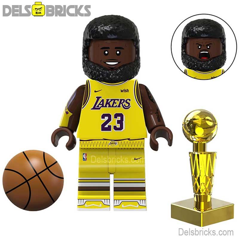 Lebron James Lego Minifigures Custom Toys Sports Icons NBA Basketball 3 - DelsBricks MinifiguresMinifiguresDelsBricks MinifiguresDelsbricks