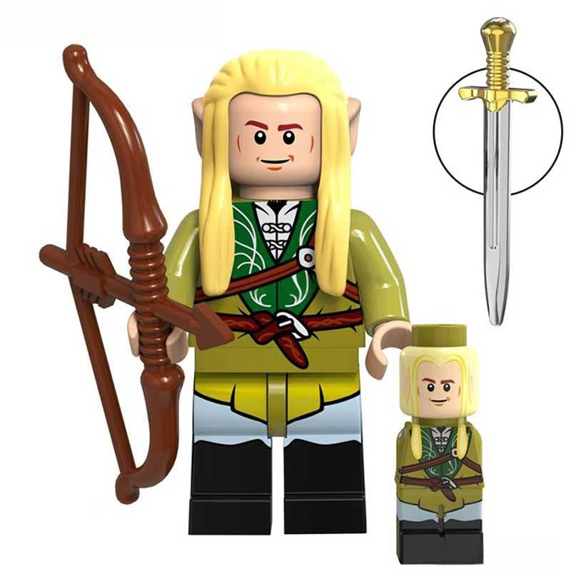 Legolas from Lord of The Rings Lego Minifigures Custom Toys - DelsBricks MinifiguresMinifiguresDelsBricks MinifiguresDelsbricks