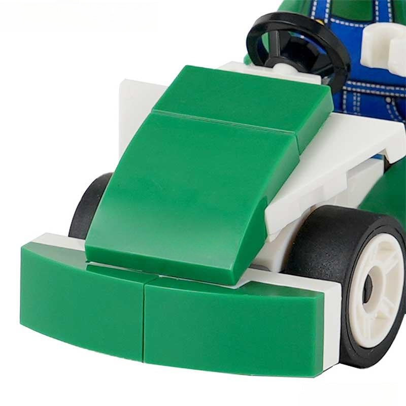 Luigi Kart Brothers Super Mario Lego Minifigures Custom Toys - DelsBricks MinifiguresMinifiguresDelsBricks MinifiguresDelsbricks