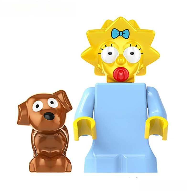 Maggie Simpson | The Simpsons Lego Minifigures Custom toys - DelsBricks MinifiguresMinifiguresDelsBricks MinifiguresDelsbricks