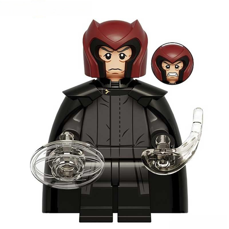 Magneto From X - Men FOX Movies Lego Minifigures custom toys - DelsBricks MinifiguresMinifiguresDelsBricks MinifiguresDelsbricks