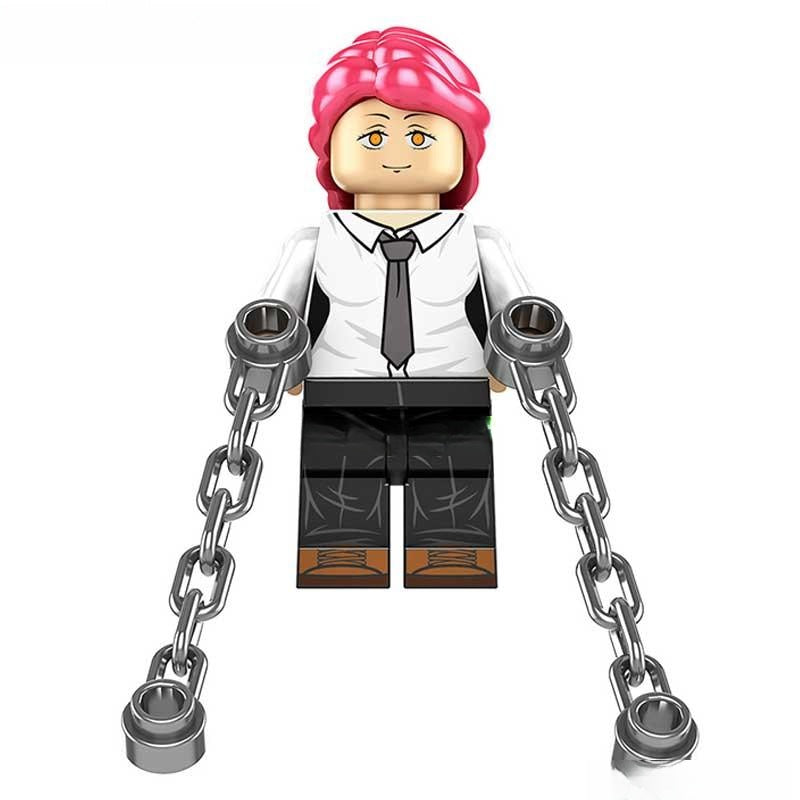 Makima from Chainsaw Man Lego Minifigures Anime Toys front view anime collectible figure-minifigure toys