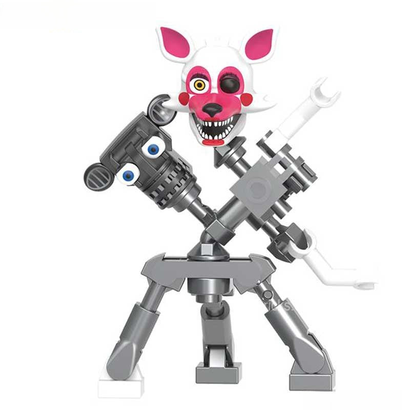 Mangle from Five Nights At Freddys 2 Movie Lego Minifigures custom toys - DelsBricks MinifiguresLego Horror MinifiguresDelsBricks MinifiguresDelsbricks.com