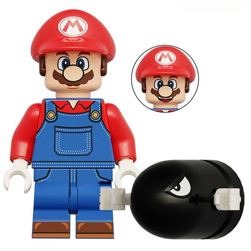 Mario Brothers from Super Mario Lego Minifigures Custom Toys 1 - DelsBricks MinifiguresMinifiguresDelsBricks MinifiguresDelsbricks