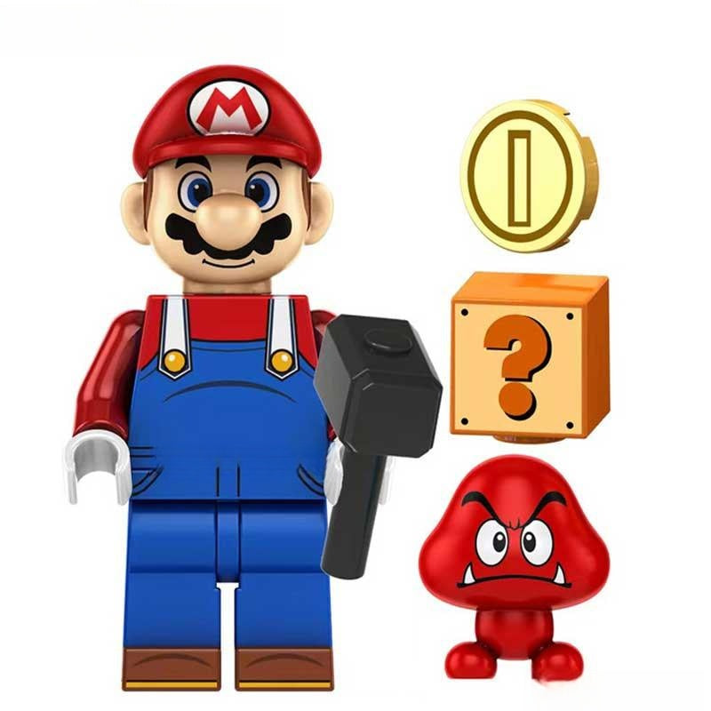 Mario Brothers from Super Mario Lego Minifigures Custom Toys New 2 - DelsBricks MinifiguresMinifiguresDelsBricks MinifiguresDelsbricks