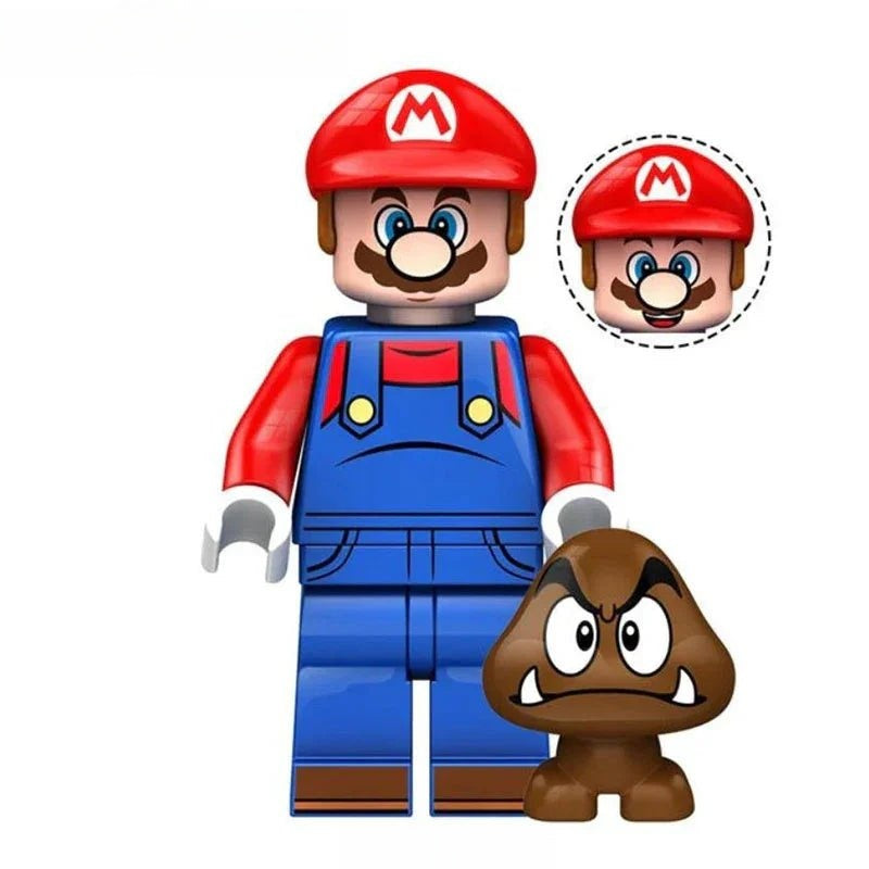 Mario Brothers from Super Mario Lego Minifigures - DelsBricks MinifiguresMinifiguresDelsBricks MinifiguresDelsbricks