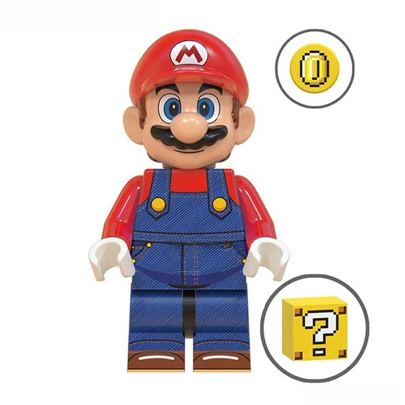 Mario Brothers Movie from Super Mario Lego Minifigures Custom Toys - DelsBricks MinifiguresMinifiguresDelsBricks MinifiguresDelsbricks