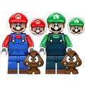 Mario & Luigi Super Mario Brothers Lego Minifigures set 2 - DelsBricks MinifiguresMinifiguresDelsBricks MinifiguresDelsbricks