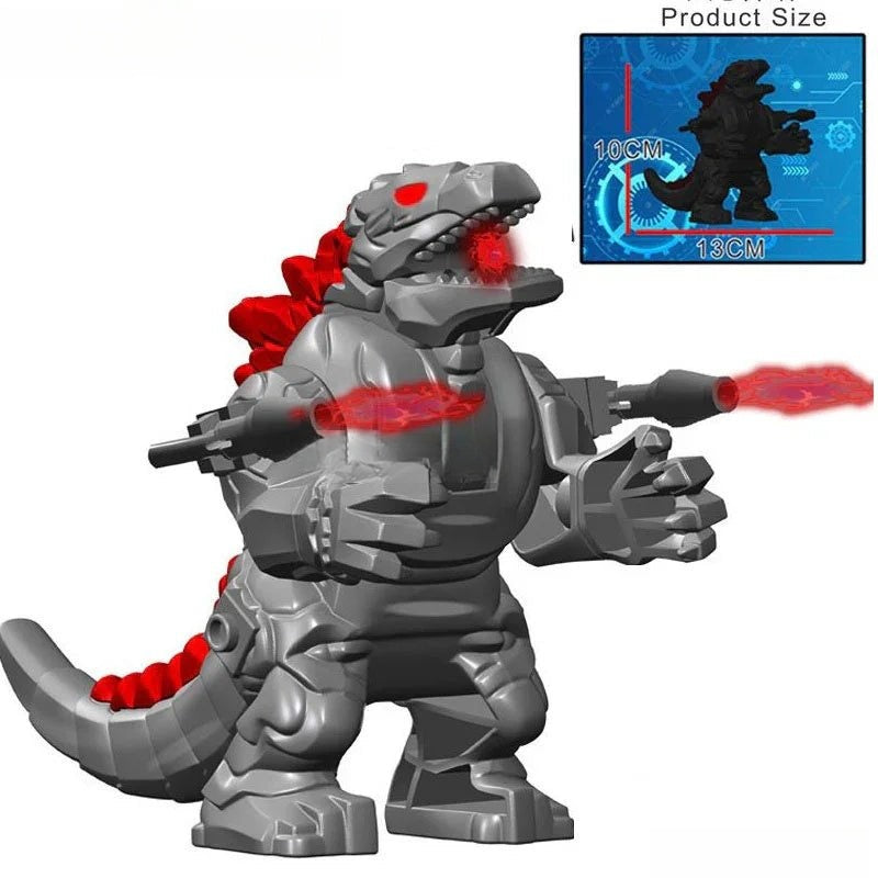 Mecha Godzilla Big Size Kaiju Lego Minifigures Custom Toys - DelsBricks MinifiguresLego Horror MinifiguresDelsBricks MinifiguresDelsbricks.com