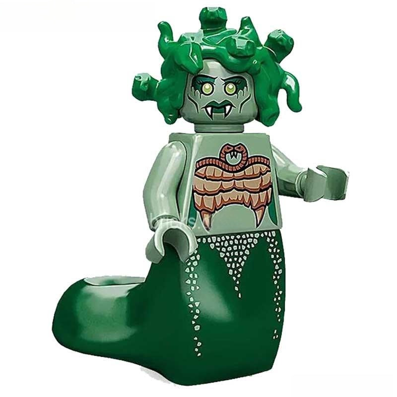 Medusa Greek Mythos Goddess Horror movie Lego Minifigures custom toys 1 - DelsBricks MinifiguresLego Horror MinifiguresDelsBricks MinifiguresDelsbricks.com
