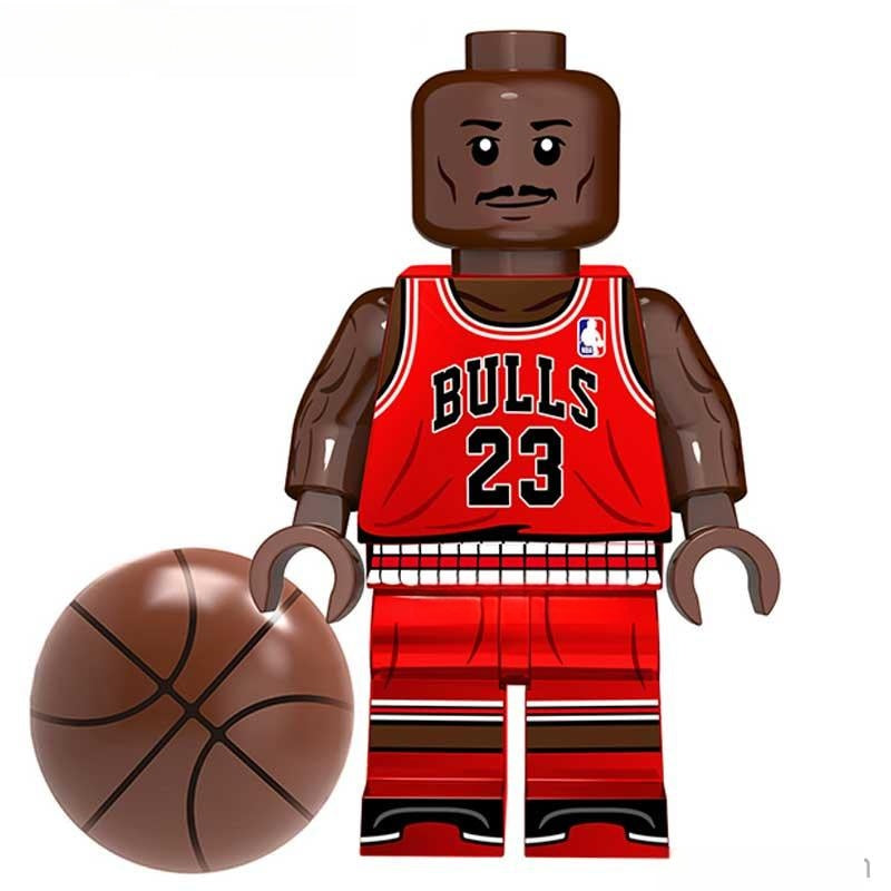Michael Jordan Lego Minifigures Custom Toys Sports Icons NBA 1 - DelsBricks MinifiguresMinifiguresDelsBricks MinifiguresDelsbricks