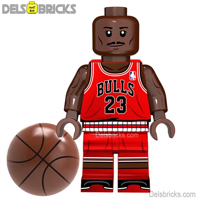 Michael Jordan Lego Minifigures Custom Toys Sports Icons NBA 1 - DelsBricks MinifiguresMinifiguresDelsBricks MinifiguresDelsbricks