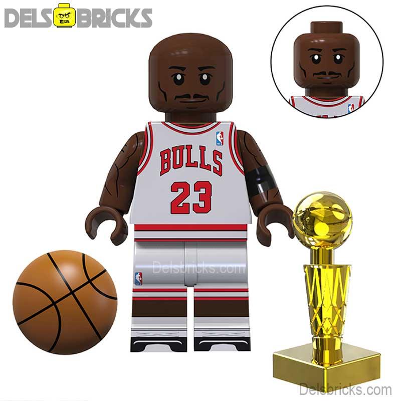 Michael Jordan Lego Minifigures Custom Toys Sports Icons NBA 2 - DelsBricks MinifiguresMinifiguresDelsBricks MinifiguresDelsbricks