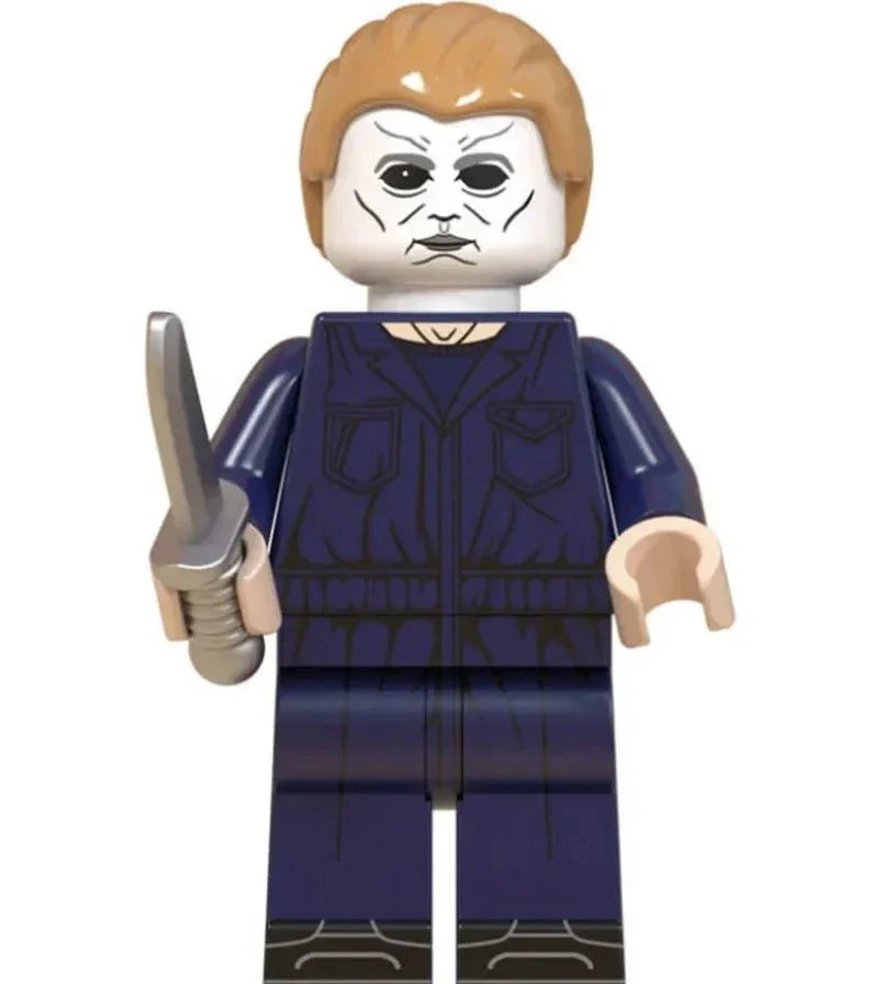 Michael Myers Halloween Lego Minifigures Custom Horror Toys - DelsBricks MinifiguresMinifiguresDelsBricks MinifiguresDelsbricks