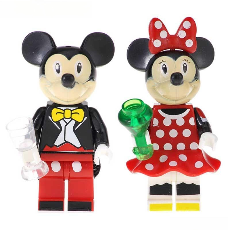 Mickey & Minnie Mouse Minifigures - DelsBricks MinifiguresMinifiguresDelsBricks MinifiguresDelsbricks