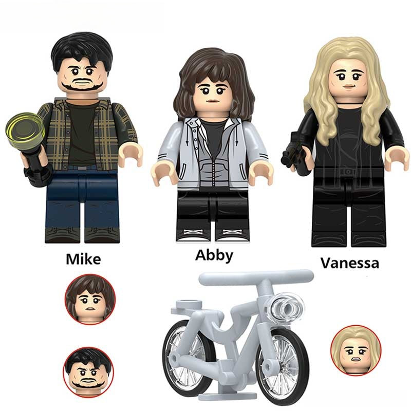 Mike, Vanessa & Abbey Five Nights At Freddys Lego Minifigures custom toys - DelsBricks MinifiguresLego Horror MinifiguresDelsBricks MinifiguresDelsbricks.com