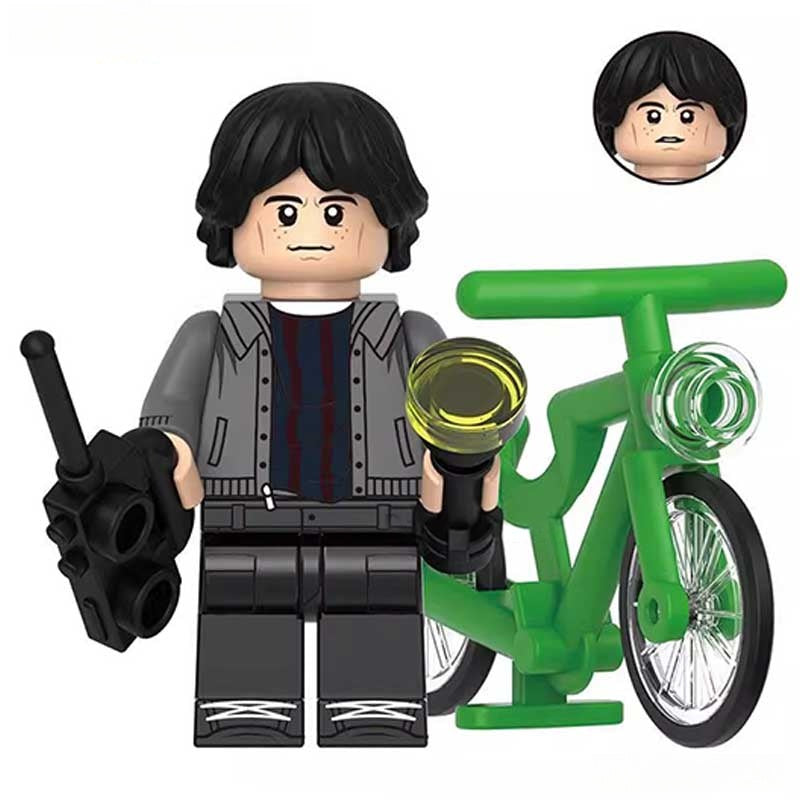 Mike Wheeler Stranger Things Lego Minifigures Custom Toys - DelsBricks MinifiguresMinifiguresDelsBricks MinifiguresDelsbricks