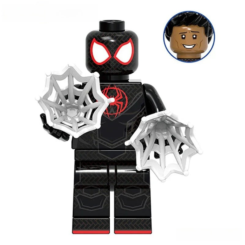 Miles Morales Spider - Man Lego Minifigures Custom Toys - DelsBricks MinifiguresSpiderman Lego MinifiguresDelsBricks MinifiguresDelsbricks.com