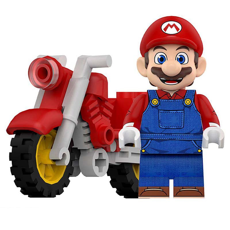 Mario & Motorcycle Super Mario Minifigure