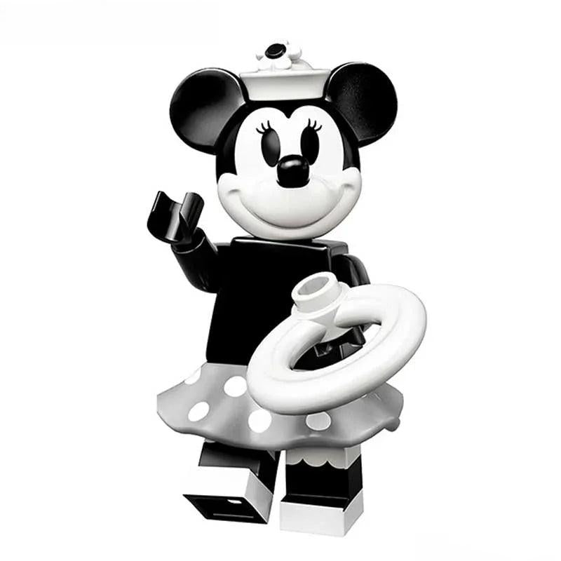 Minnie Mouse Disney Minifigures (Black & White) - DelsBricks MinifiguresMinifiguresDelsBricks MinifiguresDelsbricks