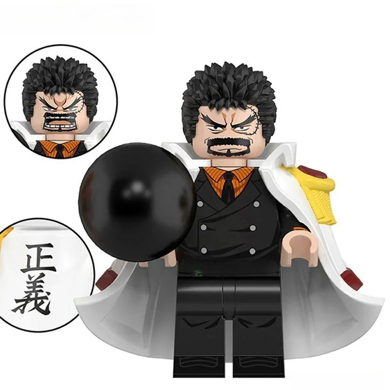 Monkey D garp from ONE PIECE Anime Lego Minifigures custom toys 3 - DelsBricks MinifiguresMinifiguresDelsBricks MinifiguresDelsbricks