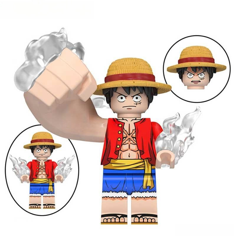 Monkey D Luffy big Arm from One Piece Lego Anime Minifigures - DelsBricks MinifiguresMinifiguresDelsBricks MinifiguresDelsbricks