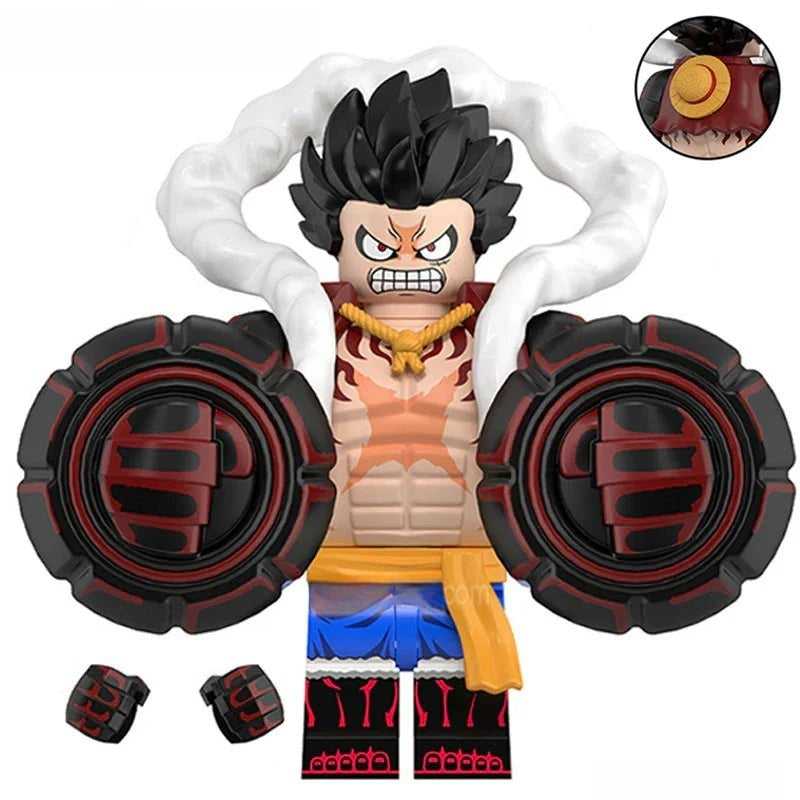 Monkey D Luffy from ONE PIECE Anime Lego Minifigures custom toys B1 - DelsBricks MinifiguresMinifiguresDelsBricks MinifiguresDelsbricks
