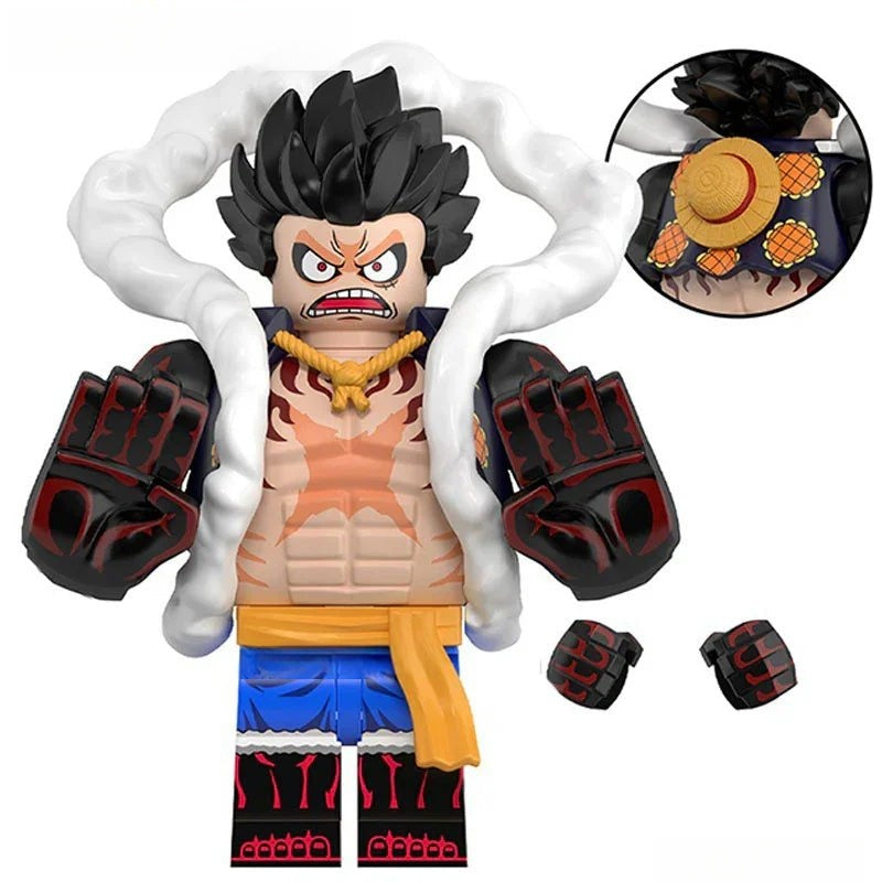Monkey D Luffy from ONE PIECE Anime Lego Minifigures custom toys B2 - DelsBricks MinifiguresMinifiguresDelsBricks MinifiguresDelsbricks