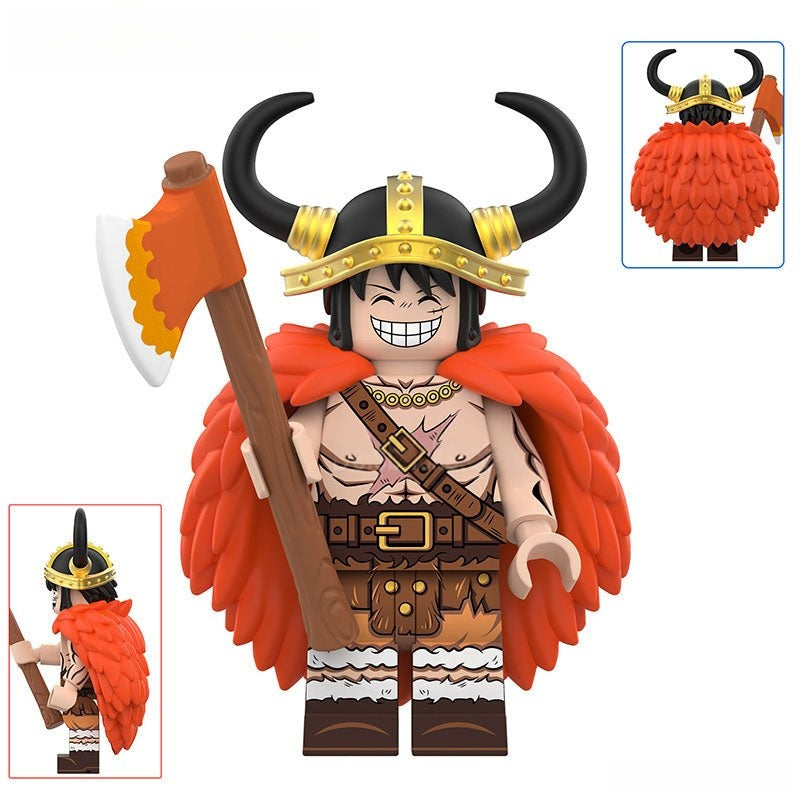 Monkey D Luffy from One Piece Lego Anime Minifigures Custom Toys 14 - DelsBricks MinifiguresMinifiguresDelsBricks MinifiguresDelsbricks