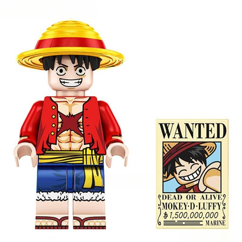 Monkey D Luffy from One Piece Lego Anime Minifigures set5 - DelsBricks MinifiguresMinifiguresDelsBricks MinifiguresDelsbricks