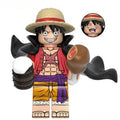 Monkey D Luffy from One Piece Lego Anime Minifigures with Cape - DelsBricks MinifiguresMinifiguresDelsBricks MinifiguresDelsbricks