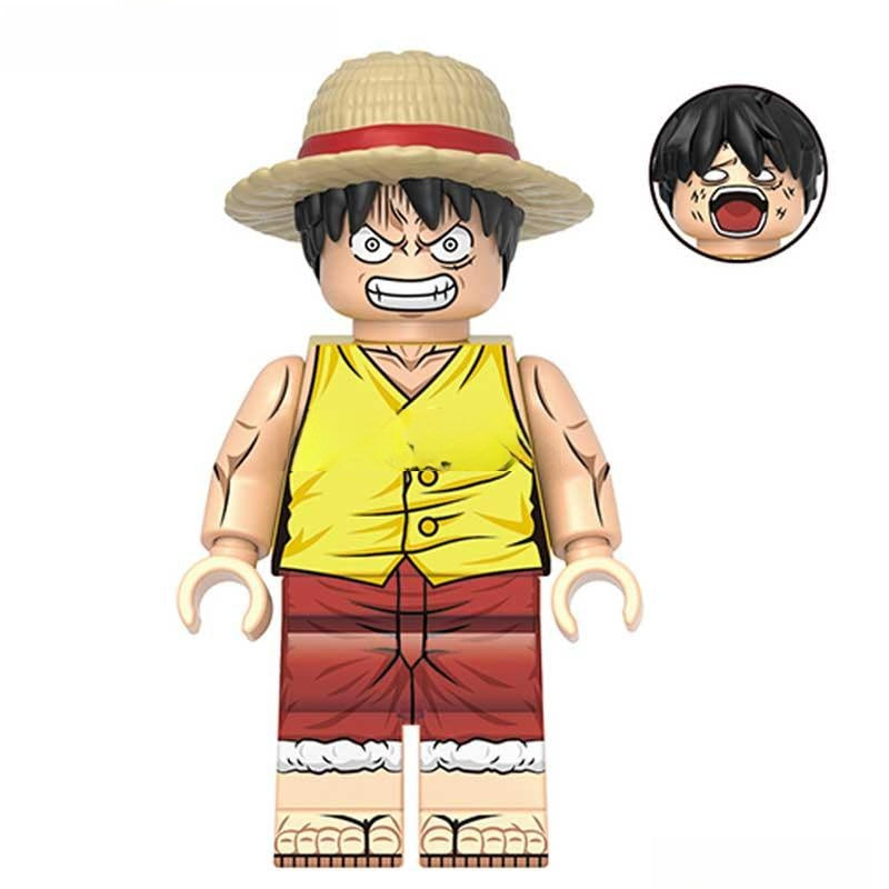 Monkey d Luffy NEW ONE PIECE Anime Lego Minifigures custom toys - DelsBricks MinifiguresMinifiguresDelsBricks MinifiguresDelsbricks