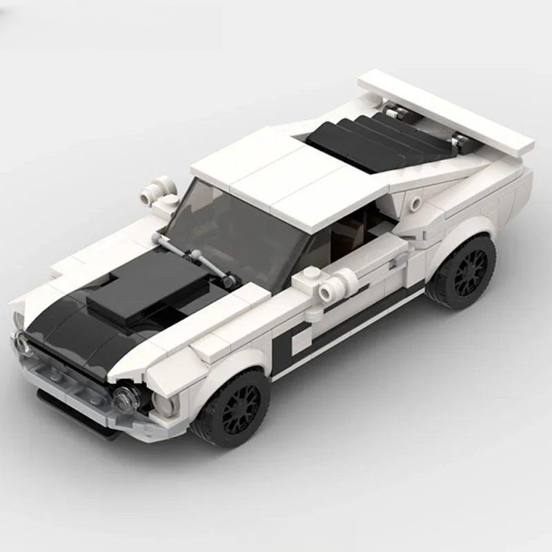 Mustang Boss 302 Classic Muscle Custom Lego Cars Minifigures Building Block Toys - DelsBricks MinifiguresMinifiguresDelsBricks MinifiguresDelsbricks
