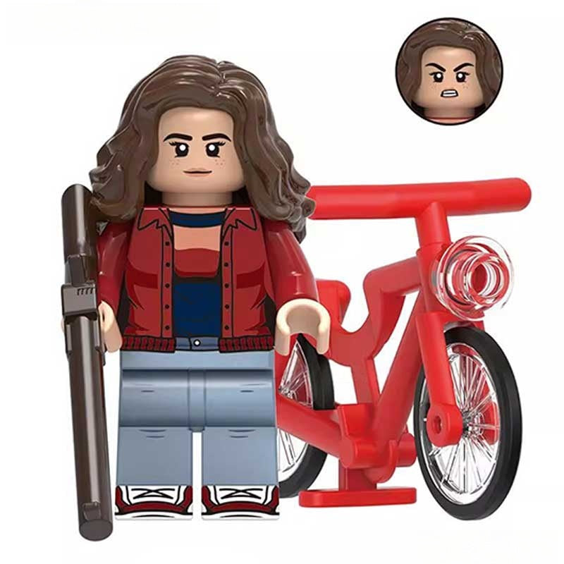 nancy Wheeler Stranger Things Lego Minifigures Custom Toys - DelsBricks MinifiguresMinifiguresDelsBricks MinifiguresDelsbricks