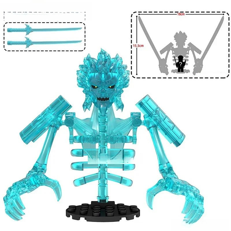 Naruto large Susanoo Hagoromo Ōtsutsuki Big Lego Anime Minifigures Custom Toys 5 - DelsBricks MinifiguresMinifiguresDelsBricks MinifiguresDelsbricks