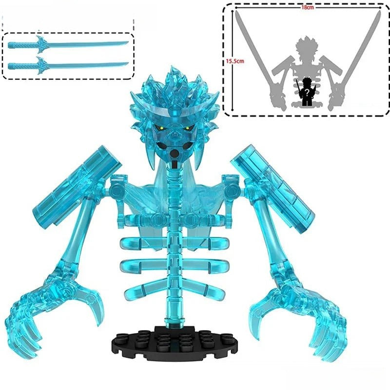 Naruto large Susanoo Kakashi Hatake Big Lego Anime Minifigures Custom Toys 1 - DelsBricks MinifiguresMinifiguresDelsBricks MinifiguresDelsbricks