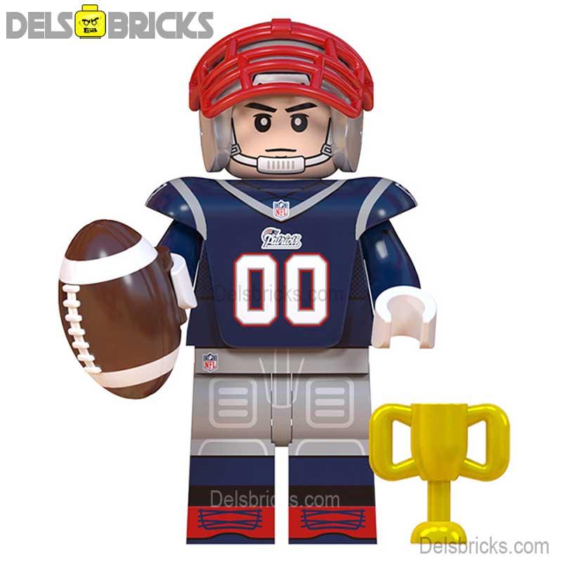 New England Patriots NFL Football Teams Lego Minifigures Custom Toys - DelsBricks MinifiguresMinifiguresDelsBricks MinifiguresDelsbricks