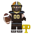 New Orleans Saints NFL Football Teams Lego Minifigures Custom Toys - DelsBricks MinifiguresMinifiguresDelsBricks MinifiguresDelsbricks