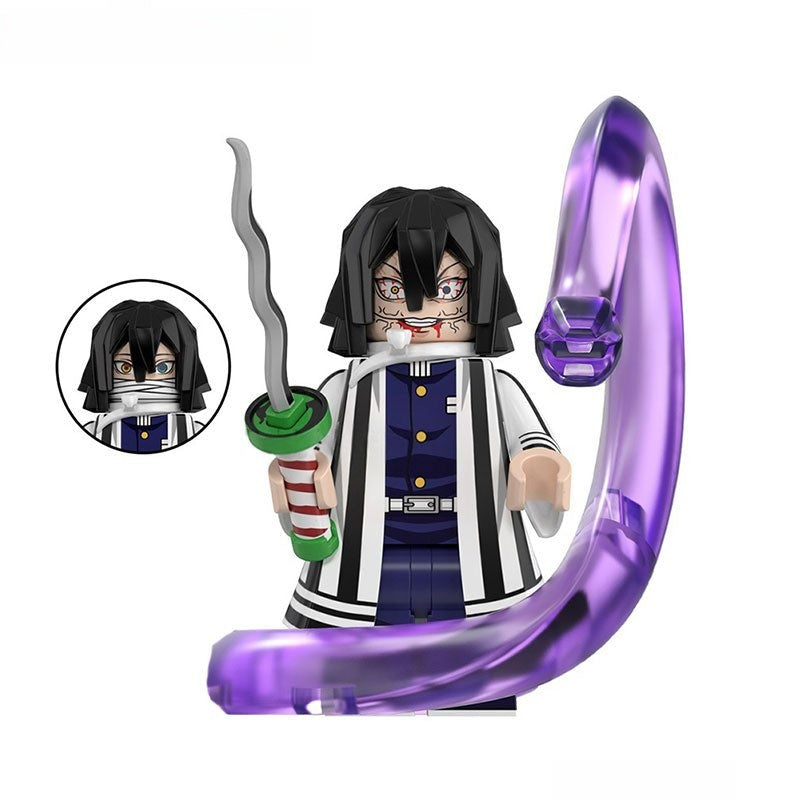 Obanai Iguro Demon Slayer Anime Lego Minifigures Custom Toys - DelsBricks MinifiguresMinifiguresDelsBricks MinifiguresDelsbricks
