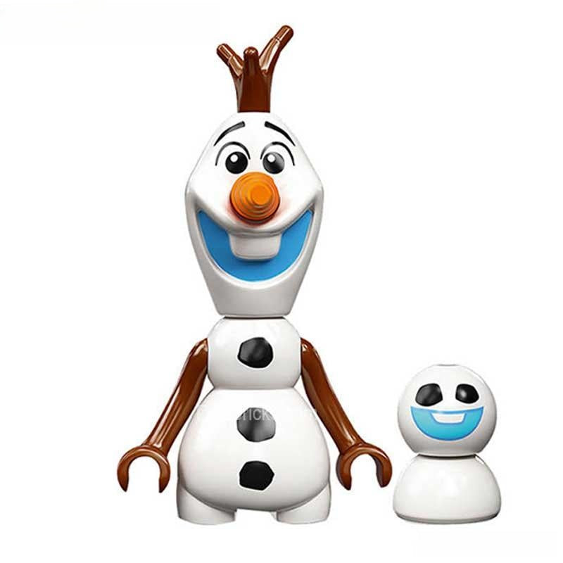 Olaf from Disney's Frozen Movies Lego Minifigures Custom toys 1 - DelsBricks MinifiguresMinifiguresDelsBricks MinifiguresDelsbricks