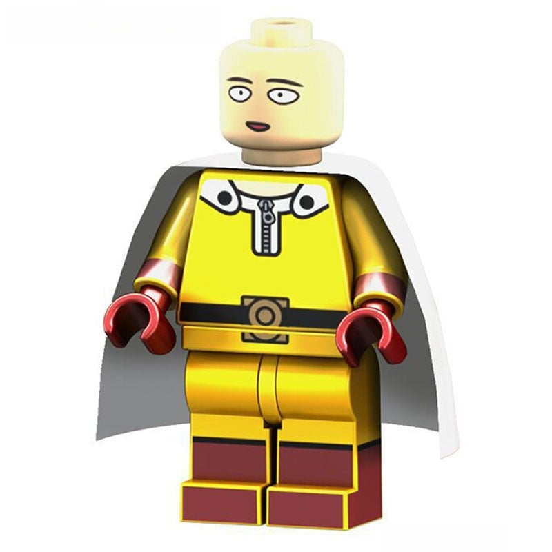 One Punch Man Anime Lego Minifigures Custom Toys - DelsBricks MinifiguresMinifiguresDelsBricks MinifiguresDelsbricks